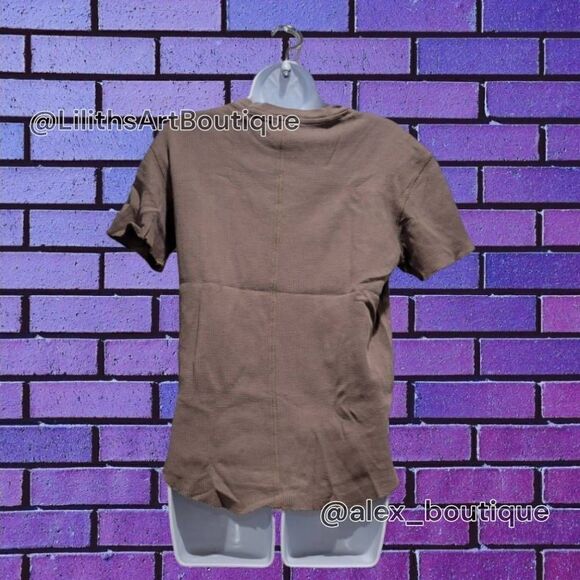 ZARA Waffle Tee(L010) Size M for Women - Picture 4 of 6
